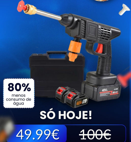 PowerClean Pistola de Água de Alta Pressão + 2 Baterias (Oferta)