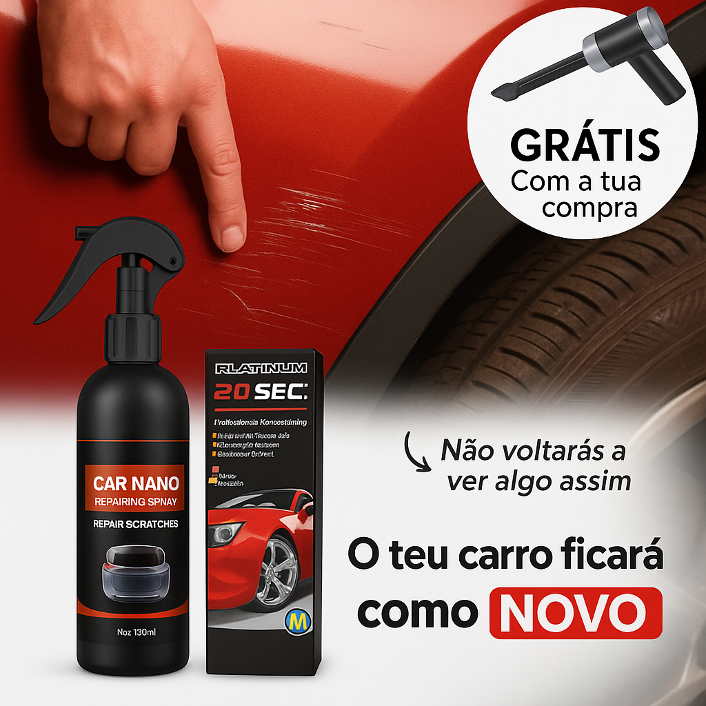 REMOVEDOR DE RISCOS PROFISSIONAL + ASPIRADOR PARA AUTOMÓVEIS GRATUITO