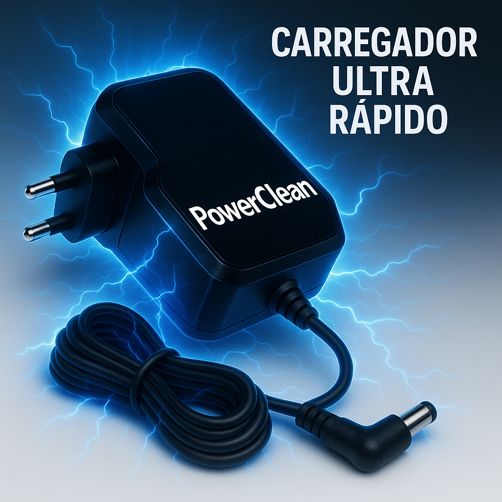 Carregador PowerClean de Carga Rápida